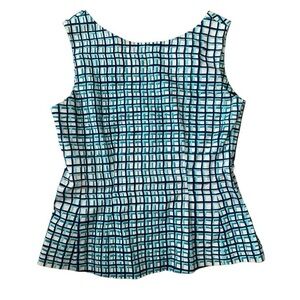 Kate Spade New York Tatiana Peplum Fitted Sleeveless Top